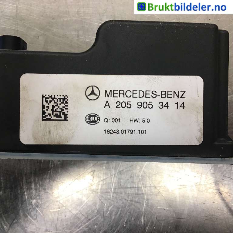 Diverse deler til Mercedes C-Klasse 2014-2018 (Fase 1) (W205) (W205) (MERCEDES|A 205 905 34 14|16248.01791.101|)