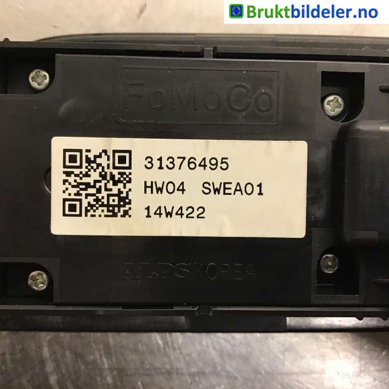 Bryter ruteheis til Volvo V40 2012-2019 (VOLVO|31376495|)