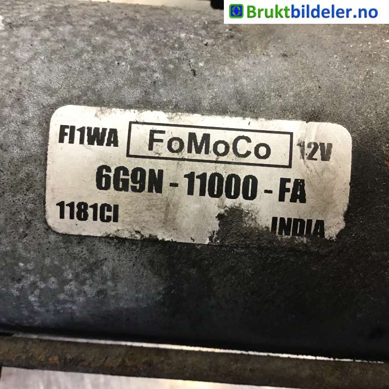 Starter diesel til Ford C-Max 2010-2015 (Type II, Fase 1) (FORD|6G9N-11000-FA|)