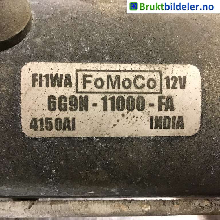 Starter diesel til Ford S-Max 2010-2015 (Type I, Fase 2)  (FORD|6G9N-11000-FA|4150AI|)