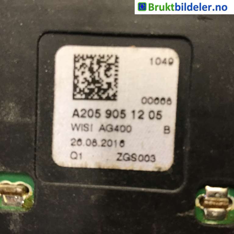 Antenne forsterker til Mercedes C-Klasse 2014-2018 (Fase 1) (W205) (W205) (MERCEDES|A 205 905 12 05|)