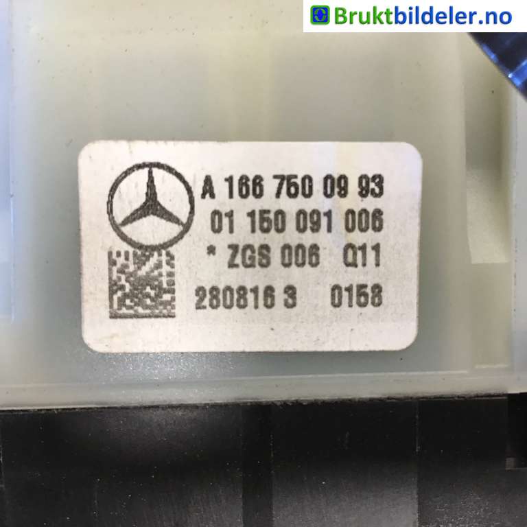 Bakluke/bakdør håndtak til Mercedes C-Klasse 2014-2018 (Fase 1) (W205) (W205) (MERCEDES|A 166 750 09 93|01 150 091 006|)
