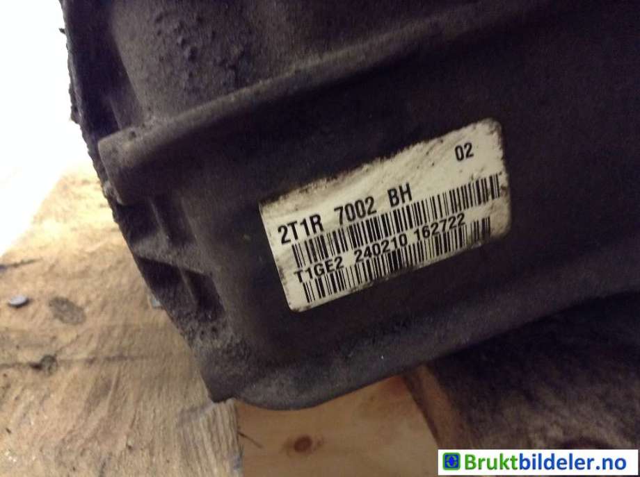 Girkasse manuell til Ford Transit Connect 2009-2013 (Type I, Fase 2)  (FORD|2TR1-7002-BH|MTX75|)