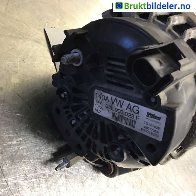 Dynamo til VW Golf VI 2008-2012  (VOLKSWAGEN|03L 903 023 F|2607703A|)