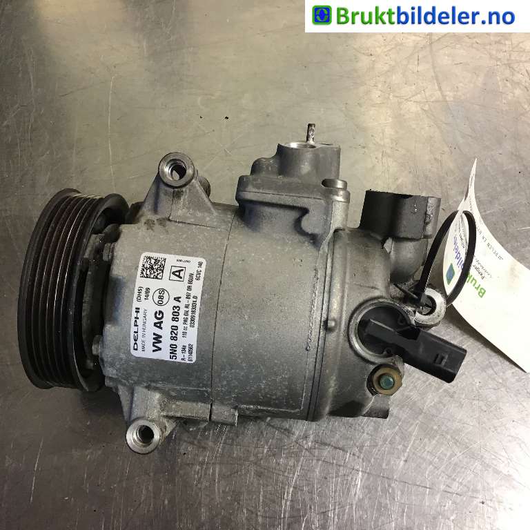 Aircondition kompressor til VW Golf VI, 2008-2012  (VOLKSWAGEN|5N0 820 803 A)