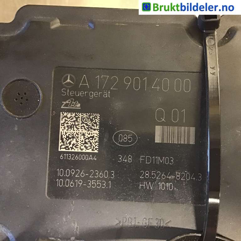 ABS sentral til Mercedes C-Klasse 2011-2014 (Fase 2) (W204) (W204) (MERCEDES|A 172 431 25 12|10.0212-0617.4|A 172 901 40 00)