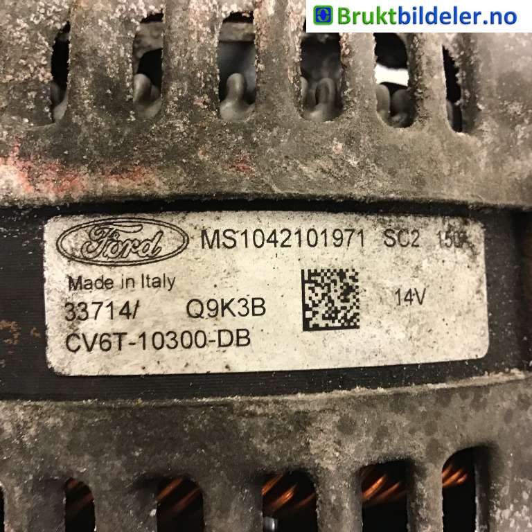 Dynamo til Ford Focus 2014-2018 (Type III, Fase 2)  (FORD|CV6T-10300-DB|)