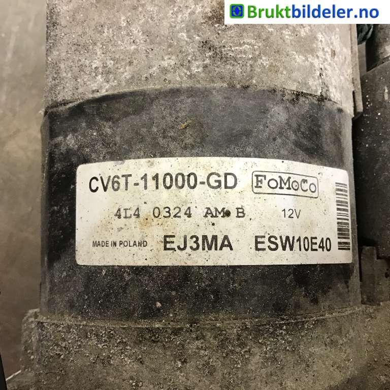 Starter til Ford Focus 2014-2018 (Type III, Fase 2)  (FORD|CV6T-11000-GD|ESW10E40|)