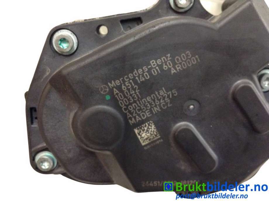 EGR-ventil til Mercedes C-Klasse 2007-2011 (Fase 1) (W204) (W204) (MERCEDES|A 651 140 01 60|A2C53362275|)