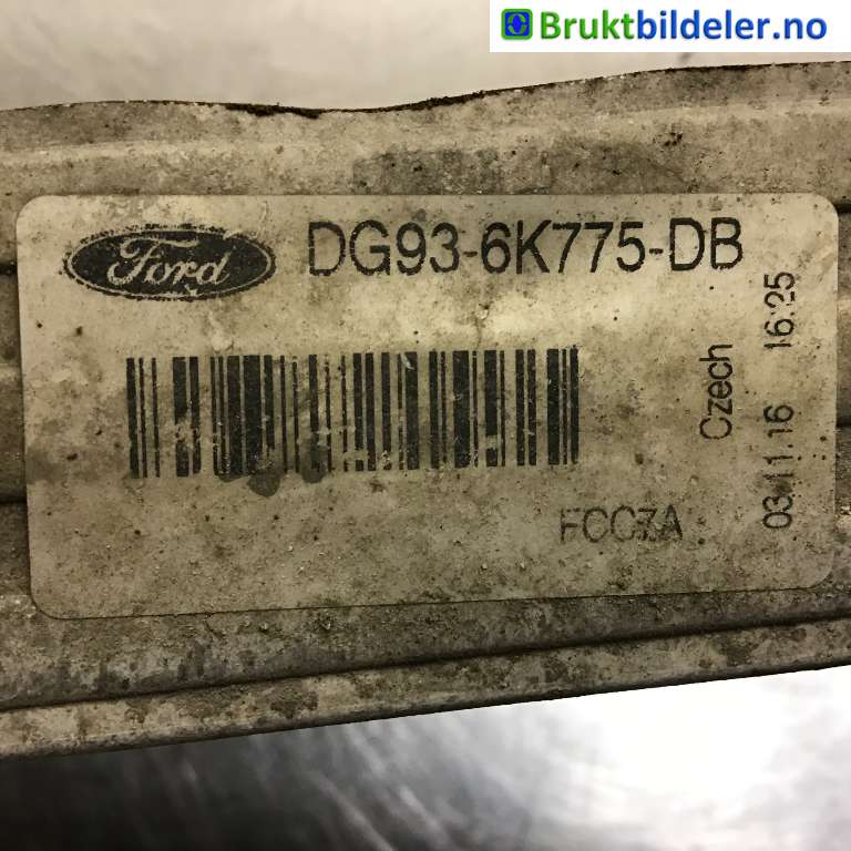 Intercooler til Ford Mondeo 2014-2019 (Type V, Fase 1)  (FORD|DG93-6K775-DB|)