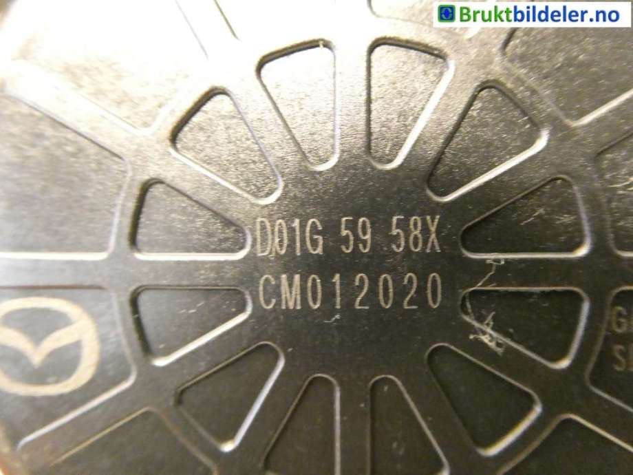 Ruteheis venstre bak til Mazda 2 2011-2014 (Type II, Fase 2)  (MAZDA|D01G-59-58X||D01G 59 58X)