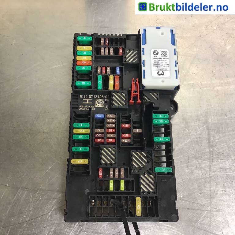 Sikringsboks til BMW 5-Serie, 2017-->> (G30/G31) (G30/G31) (BMW|61 14 87 13126)
