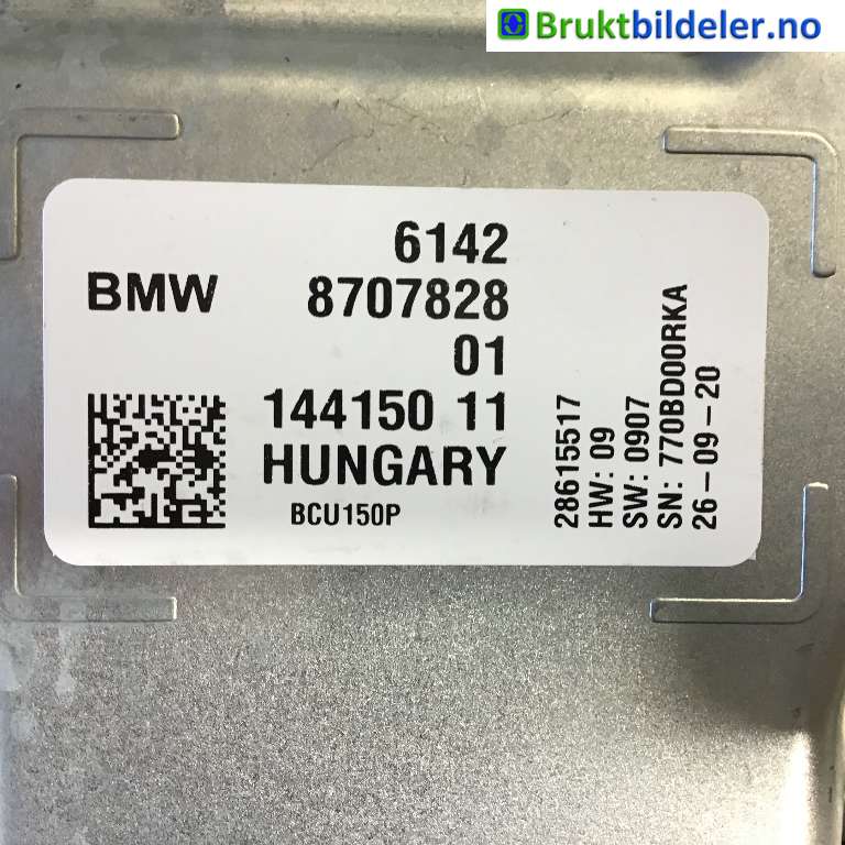 Batterilader kabel til BMW 5-Serie 2017-->> (G30/G31) (G30/G31) (BMW|61 42 8 707 828|)