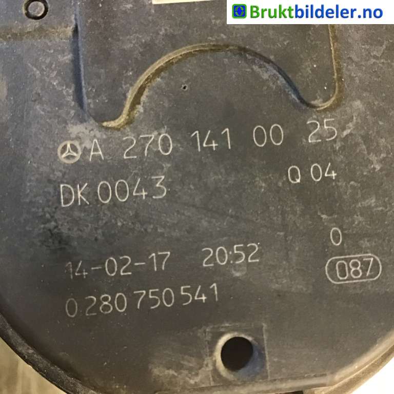 Spjeldhus til Mercedes B-Klasse 2011-2018 (W246) (W246) (MERCEDES|A 270 141 00 25|0 280 750 541|)
