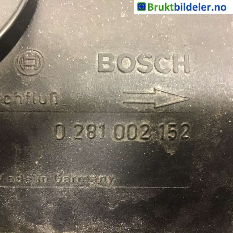 Luftmengde/luftmassemåler til Mercedes E-Klasse 1995-2000 (Fase 1) (W210) (W210) (MERCEDES||0 281 002 152)