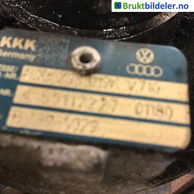 Turbo til VW Golf, Plus/Cross 2005-2009 (Fase 1)  (VOLKSWAGEN|03G 253 019 K|BV39-0029|)