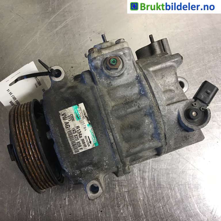 Aircondition kompressor til VW Golf, Plus/Cross 2005-2009 (Fase 1)  (VOLKSWAGEN|1K0 820 859 F|)