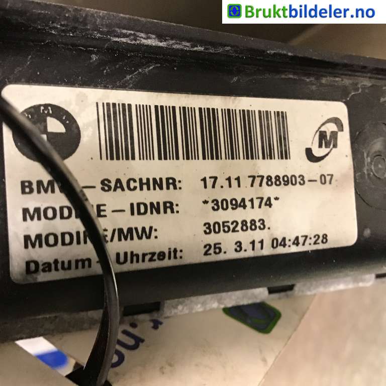 Radiator (automat gir) til BMW X1 2009-2015 (E84) (E84) (BMW|1711 7 788 903|5049625-3694Z019|)