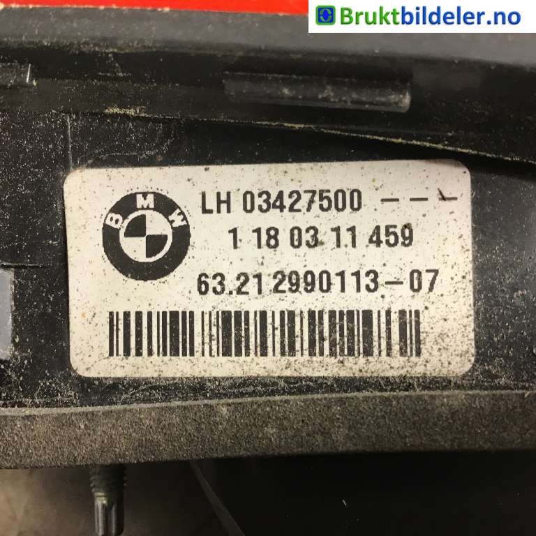Baklykt venstre indre til BMW X1 2009-2015 (E84) (E84) (BMW|63 21 2 990 113-07|)