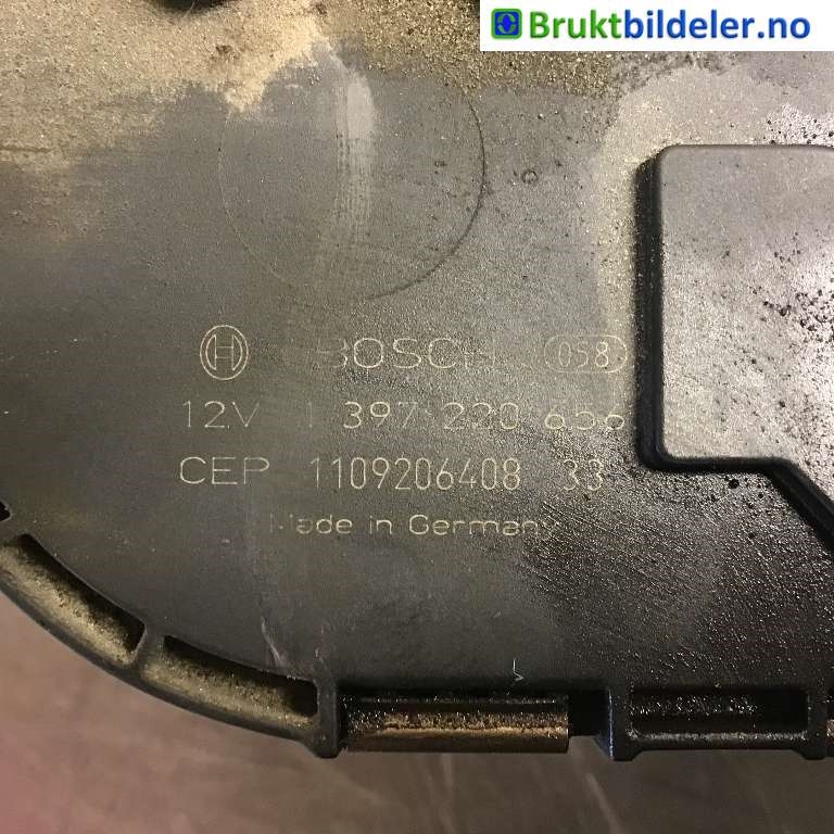 Viskermotor frontrute til VW Caddy 2010-2015 (Type III, Fase 2)  (VOLKSWAGEN|1T1 955 119 A|1 397 220 656|)