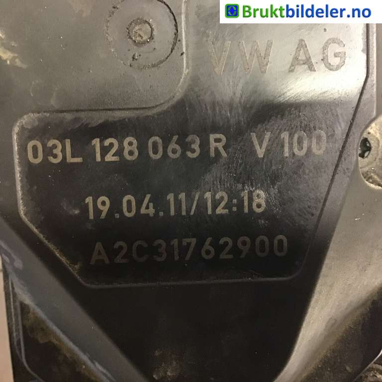 Spjeldhus til VW Caddy 2010-2015 (Type III, Fase 2)  (VOLKSWAGEN|03L 128 063 R|A2C31762900|)