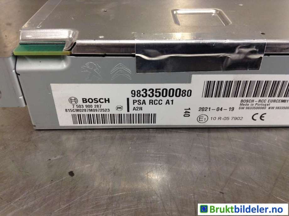Bilstereo til Opel Corsa F 2019-->> (OPEL|9833500080|7 503 900 287|)