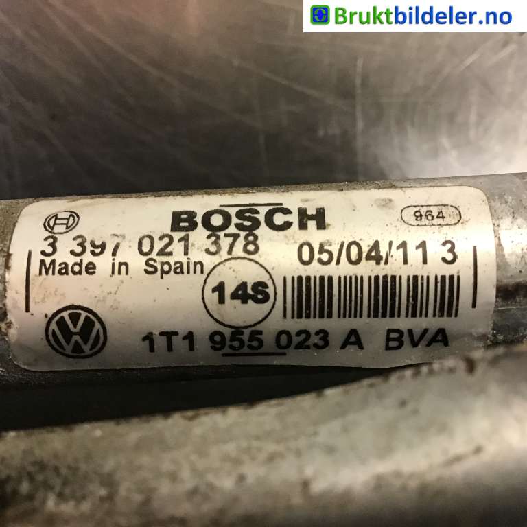 Viskeroverføring til VW Caddy 2010-2015 (Type III, Fase 2) (VOLKSWAGEN|1T1 955 023 A|3 397 021 378|)