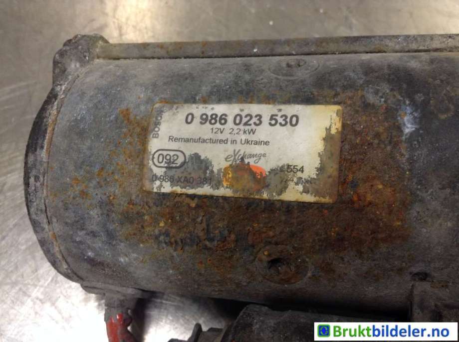 Starter diesel til Opel Vivaro A 2006-2014 (OPEL||0 986 023 530)