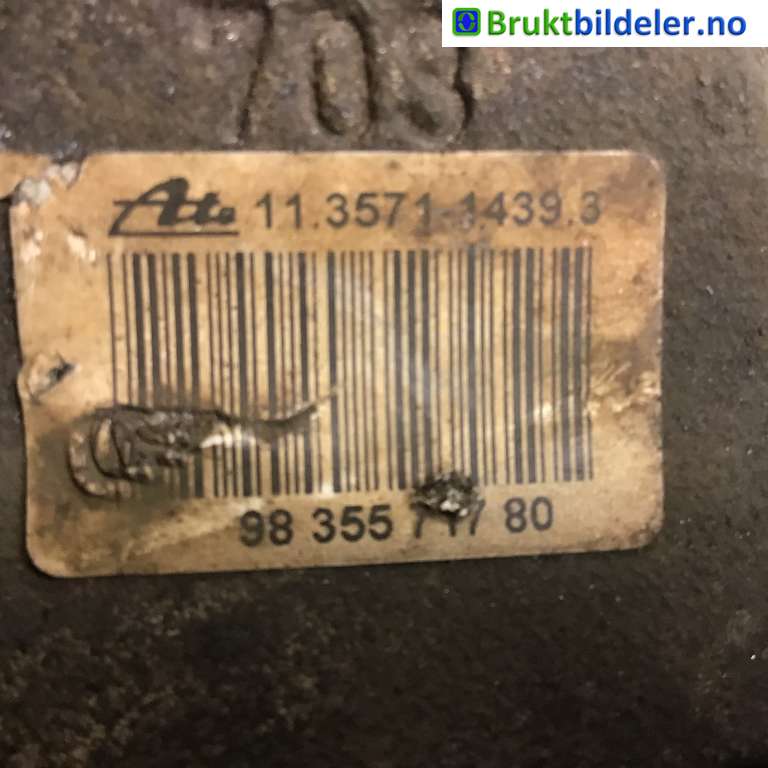 Bremsecaliper venstre foran til Opel Corsa F 2019-->>  (OPEL|98 355 717 80|)