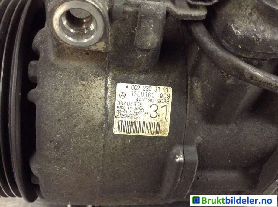 Aircondition kompressor til Mercedes E-Klasse 2009-2013 (Fase 1) (W212) (W212) (MERCEDES|A 002 230 31 11|447190-9688|)