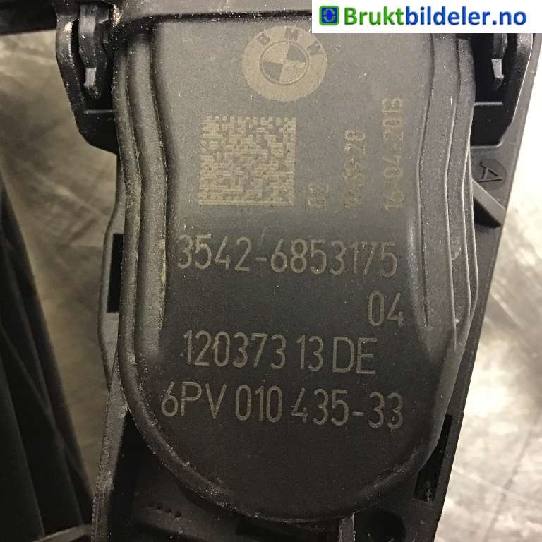 Pedal gass til BMW X1 2009-2015 (E84) (E84) (BMW|3542-6853175-04|6PV 010 435-33|)