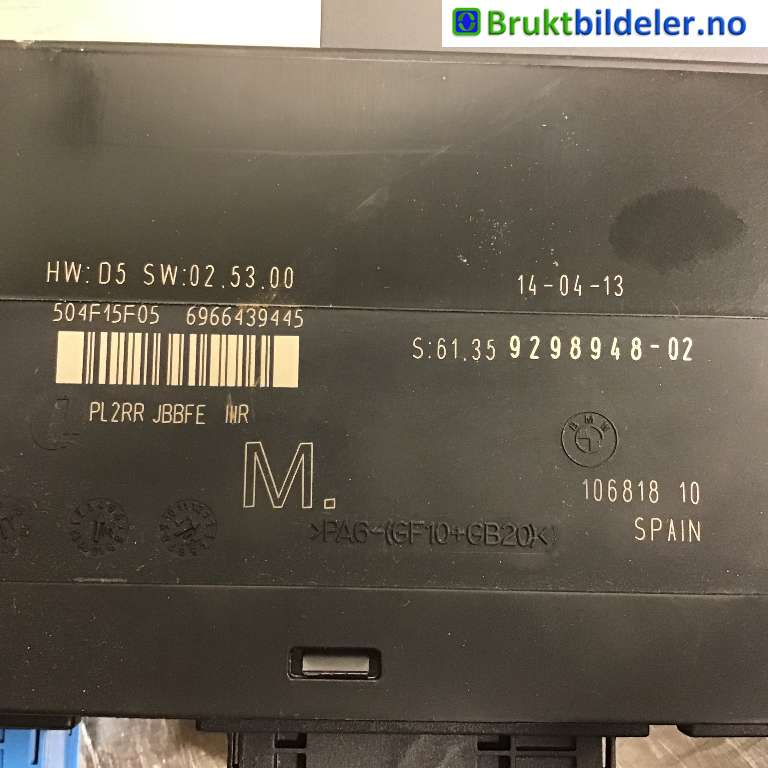 Styreenhet comfort (BCM) til BMW X1 2009-2015 (E84) (E84) (BMW|61 35 9 298 948-02|6966439445|)