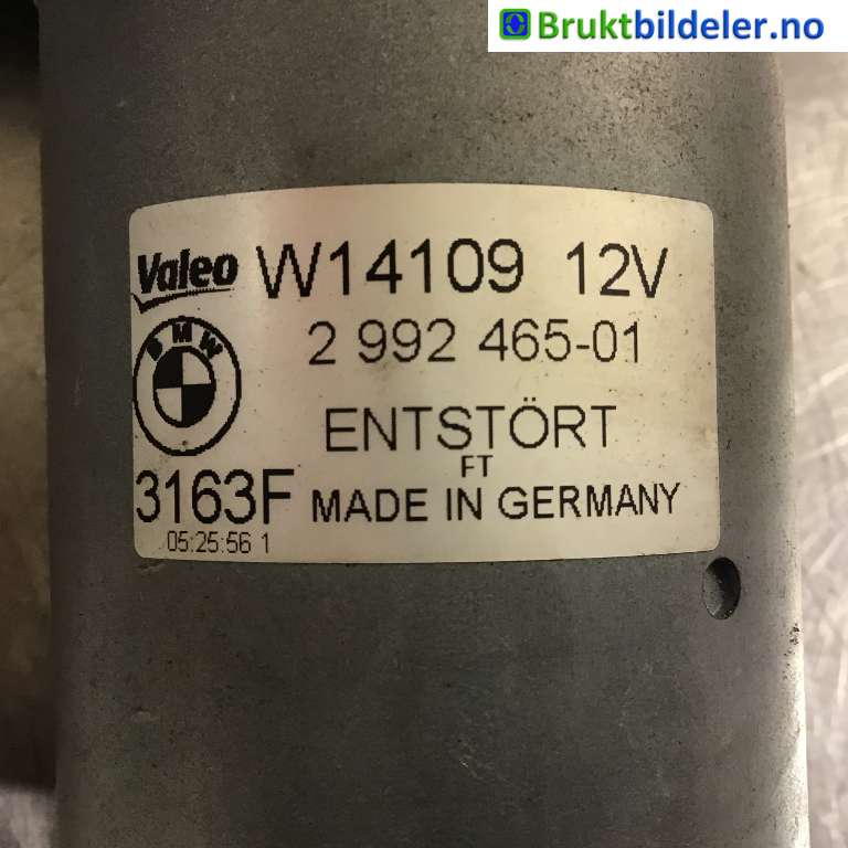 Viskermotor frontrute til BMW X1 2009-2015 (E84) (E84) (BMW|2 992 465-01|W14109|----------)
