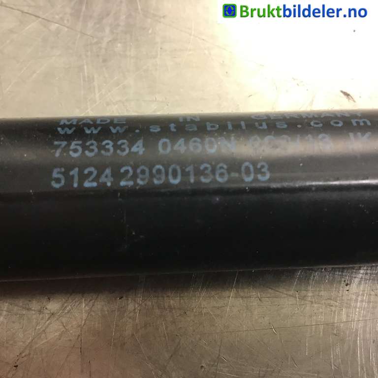Baklukedemper til BMW X1 2009-2015 (E84) (E84) (BMW|51 24 2 990 136|753334 0460N|)