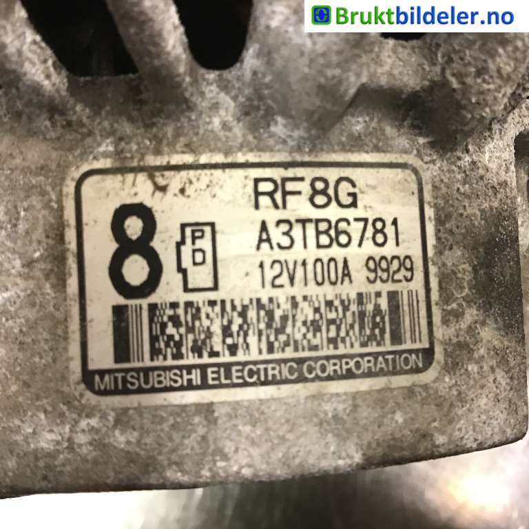 Dynamo til Mazda 5 2005-2010 (Type I)  (MAZDA|RF8G-18-300|A3TB6781|)