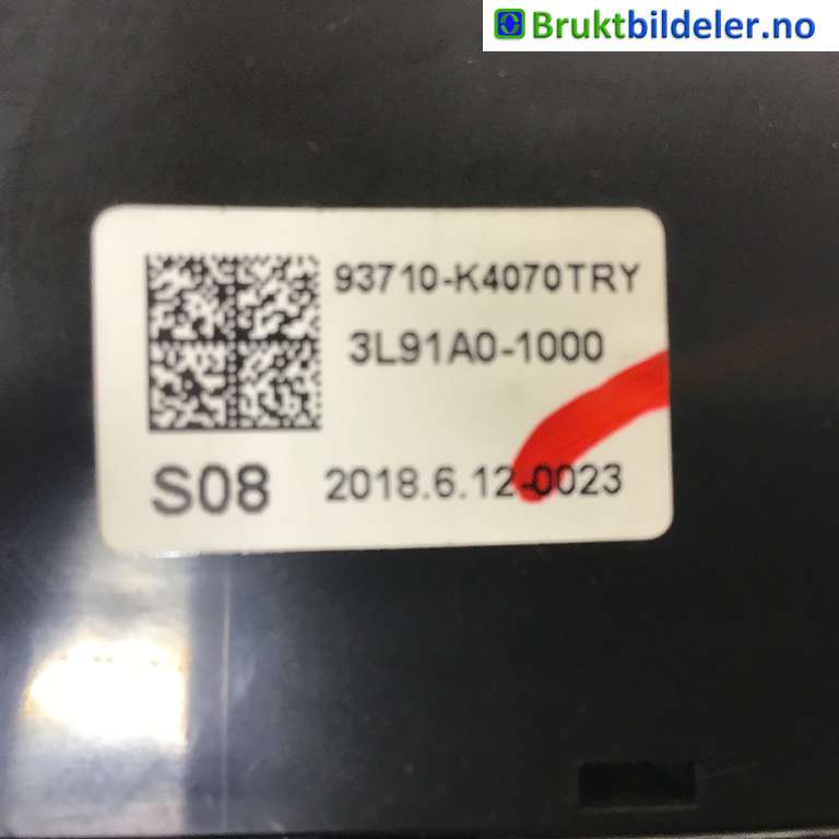 Bryter diverse til Hyundai Kona 2017-2021 (Type I, Fase 1)  (HYUNDAI|93710K 4070TRY|3L91A0-1000|)