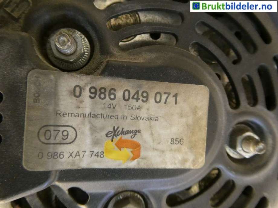 Dynamo til Ford Focus 2008-2010 (Type II, Fase 2)  (FORD|3M5T-10300-YE||0 986 049 071)