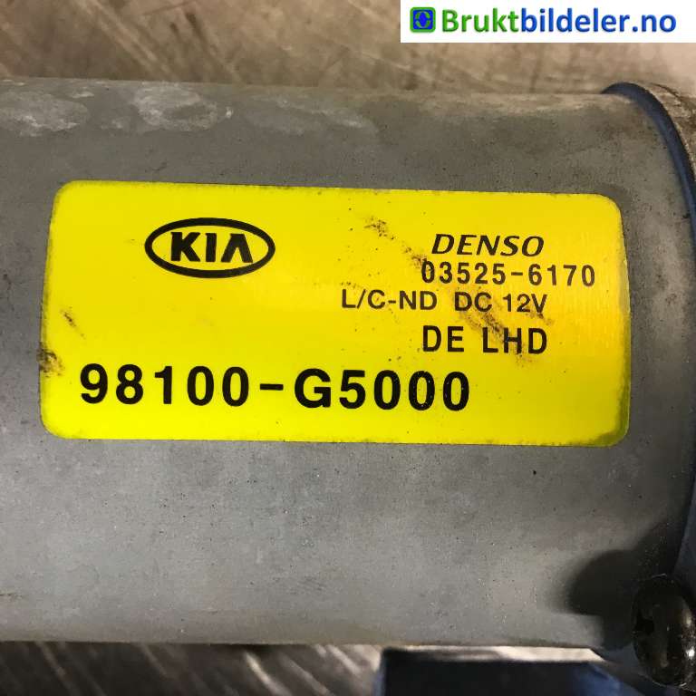 Viskermotor frontrute til Kia Niro 2021-->>  (KIA|98100-G5000|03525-6170|)