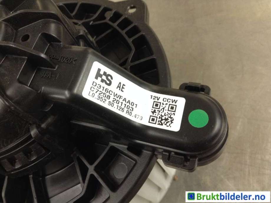 Varmeapparat motor til Kia Niro 2021-->> (KIA|97113-G2000|C7258 202203|)