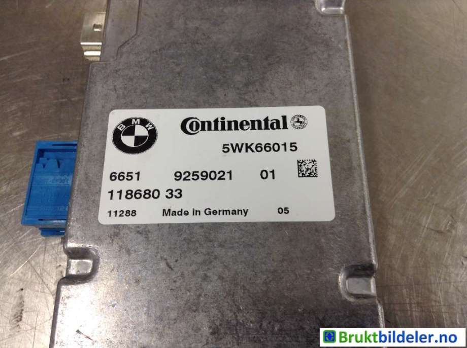 Styreenhet diverse til BMW 5-Serie 2010-2017 (F10/F11) (F10/F11) (BMW|66 51 9 259 021-01|5WK66015|)