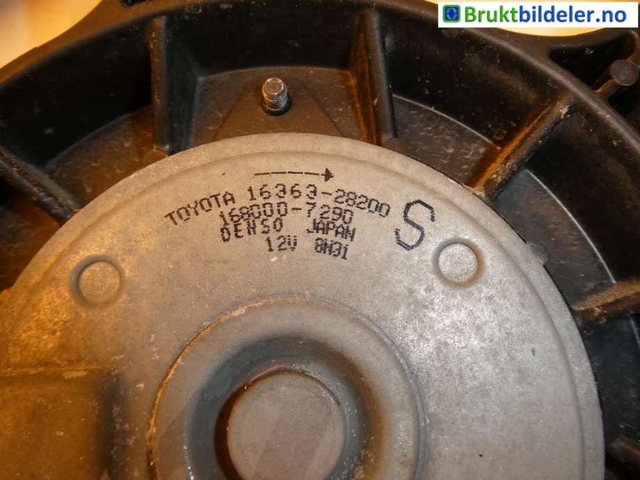 Kjølevifte til Subaru Trezia 2011-2013 (SUBARU|16363-28200||168000-7 290)