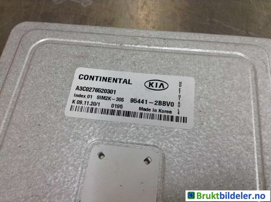 Styreenhet girkasse til Kia Niro 2021-->>  (KIA|95441 2BBV0|A3C0276520301|)