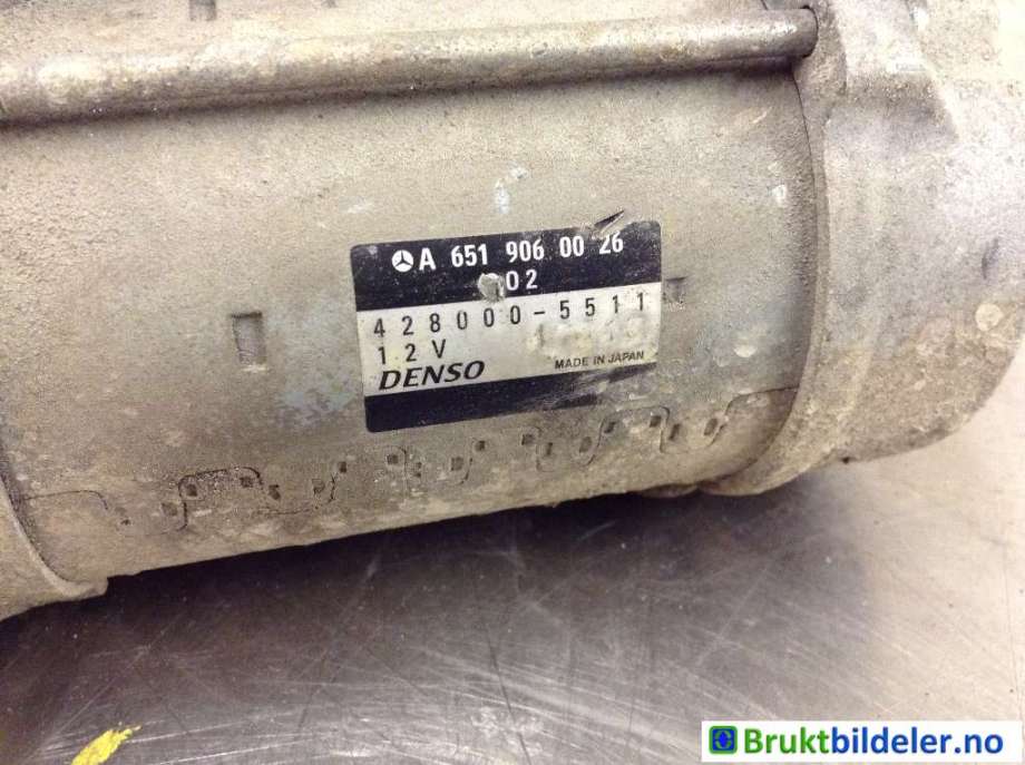 Starter diesel til Mercedes Vito/Viano 2010-2014 (Fase 2) (W639) (W639) (MERCEDES|A 651 906 00 26|428000-5511|)