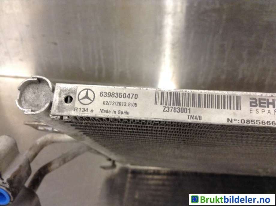 Aircondition radiator til Mercedes Vito/Viano 2010-2014 (Fase 2) (W639) (W639) (MERCEDES|A 639 835 04 70|0855666|)