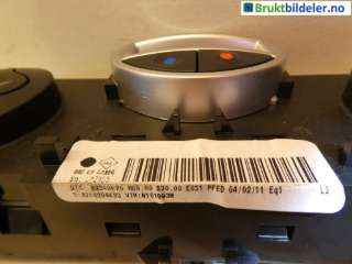 Varmeapparat betjening til Renault Clio,   (RENAULT|8200296683)