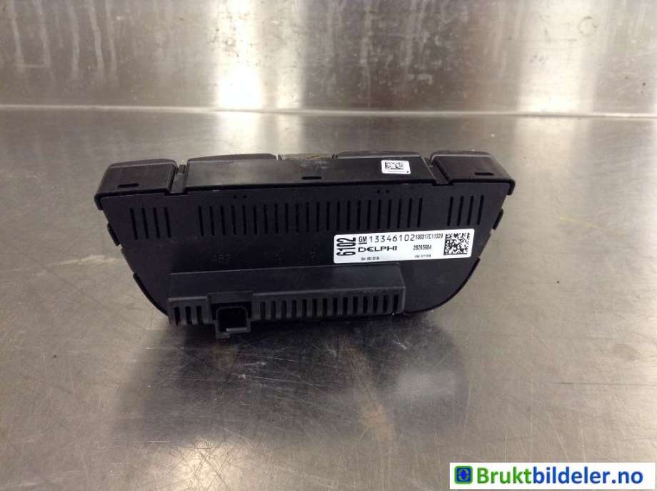 Varmeapparat betjening til Opel Meriva B 2010-2017  (OPEL|13346102|28265984|)