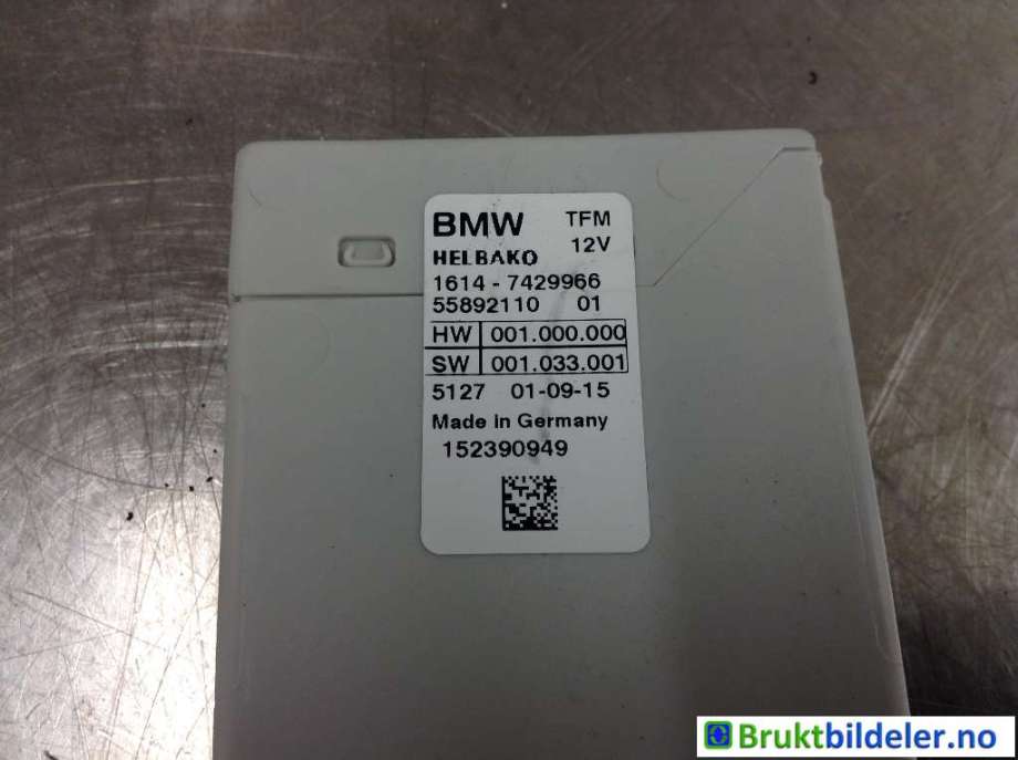 Styreenhet drivstoffpumpe til BMW i3 2013-2022  (BMW|16 14 7 429 966-01||16 14 5 A08 530)