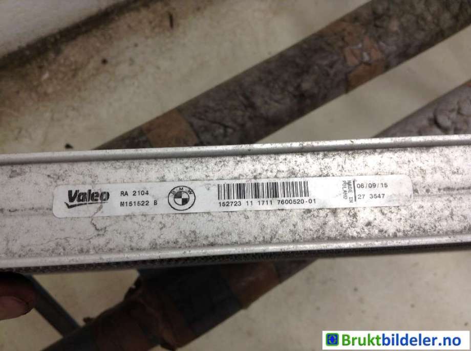 Radiator (automat gir) til BMW i3 2013-2022 (BMW|17 11 7 600 520-01|M151522 B|)
