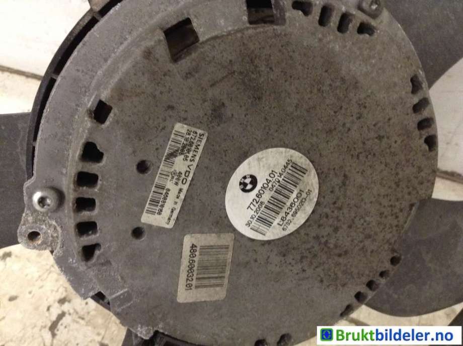 Kjølevifte til BMW 5-Serie 2003-2010 (E60/E61) (E60/E61) (BMW||672.60101.05|772.60104.01)