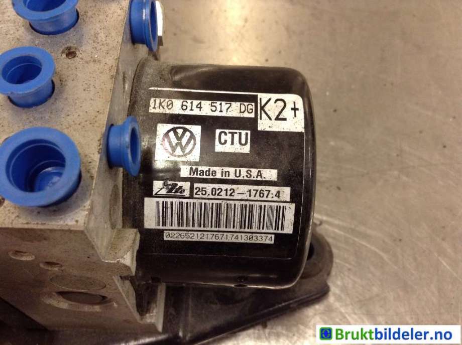 ABS sentral til VW Golf VI 2008-2012  (VOLKSWAGEN|1K0 614 517 DG|25.0212-1767.4|1K0 907 379 BJ)